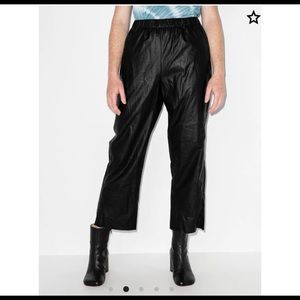 MM6 Maison Margiela elasticated waist - cropped trousers
